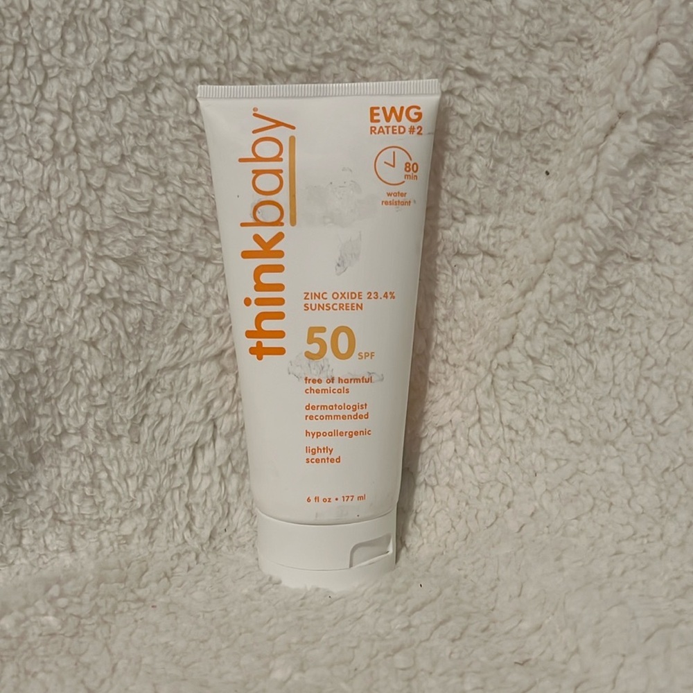 Think baby zinc oxide sunscreen spf 50